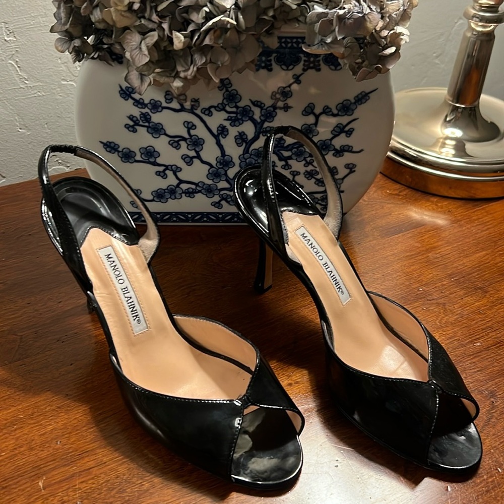 Manolo Blahnik Black Heels